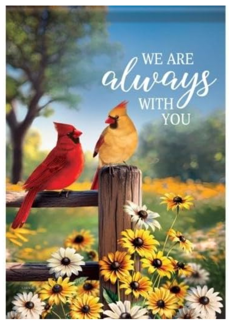 Carson - Always With You Dura Soft™ Garden Flag - 12.5" x 18" 53442